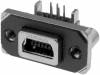 MUSB-B151-34, Гнездо; USB B mini; MUSB; на плату, на панель, на провод; THT; IP67, Amphenol