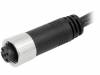 M12A-05BFFM-SL8A01, Вилка; М12; PIN:5; "мама"; код A-DeviceNet / CANopen; 1м; провода, Amphenol