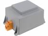 TSZZM100/010M, Трансформатор: залитый; 100ВА; 230ВAC; 24В; 4,16А; Монтаж: винтами, Indel