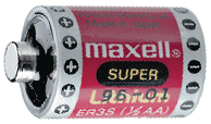ER6C (5) TC, Lithium battery 3.6 V 1.8 Ah, Maxell