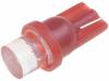 OST08WG01GD-R5RUT8E1A Лампочка LED; красный; T08; Uном: 12ВDC; 1лм; Кол-во диод: 1; 0,24Вт