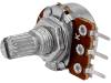 R16148-1A-2-B1K, Потенциометр: осевой; однооборотный; 1кОм; 125мВт; ±20%; THT; 6мм, SR PASSIVES