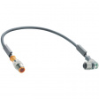 RST 3-RKWT/LED A 4-3-224/2 M Соединительный кабель M12 (90°) Муфта M12 Штекер 2 m