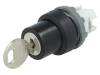 1SFA611281R1003 Переключатель: поворотный с ключом; 2; 22мм; черный; IP66; O22,5мм