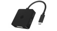IB-DK1104-C Multi-Port Adapter, USB-C Plug - HDMI Socket / DisplayPort Socket / DVI Socket /