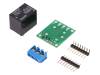 SPDT RELAY CARRIER WITH 12VDC RELAY (PAR, Модуль: реле; Каналы: 1; 12ВDC; макс.250ВAC; 10А; штыревой,винтовой, POLOLU