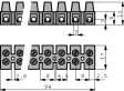 230/12 DS Клеммные колодки 2.5 mm² 12Pокрашенный в натуральный цвет