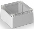 SPCP101006T Cubo S 100 x 100 x 60 мм, 50 мм основание, глухая стенка, прозрачная крышка, PC,