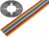3811/14 [30 м] Кабель: плоский; 1,27мм; многопров; Cu; 14x26AWG; ПВХ; 49В; 30,5м