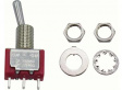 RND 210-00435 Miniature Toggle Switch, On-None-On, Soldering Lugs