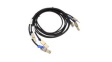 BDL:RX2530_8X25_U SAS Cable Kit 12Gbit 180mm Black