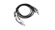 BDL:RX2530 8X25 U SAS Cable Kit 12Gbit 180mm Black