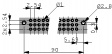 535089-5 Multipole socket C 96-p DIN 41612