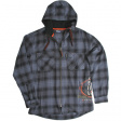 967074099-M Flannel Hood, Carpenter ACE Size M black/grey