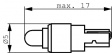 5110 02 2812 EY СИД-сигнальная лампа W2x4.6d 28 VDC