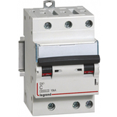 409256, Circuit Breaker for DIN Rail 25 A 3-pole type C, Legrand