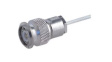 11_TNC-50-2-1/133_NE RF Connector, TNC, Brass, Plug, Straight, 50Ohm, Solder Terminal, Clamp Terminal