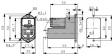 4303.5011 Разъем с сетевым фильтром 1 A 250 VAC