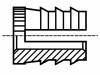 M5/BN1051, Втулка резьбовая; латунь; без покрытия; M5; BN:1051, BOSSARD