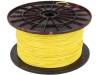 PLA-1.75-YELLOW Филамент: PLA; желтый; 1кг; 200-235°C; ±0,05мм; 1,75мм