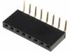 ZL263-8SG Гнездо; штыревое; "мама"; PIN:8; угловой 90°; 2,54мм; THT; 1x8; 3А