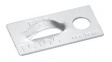 TC 105 [1000 шт] Cable Tie Mount 7.6mm Metallic Aluminium Pack of 1000 pieces