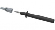 RND 350-00111 Test Probe  diam.4mm Black, Nickel-Plated Brass