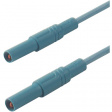 MLS GG 100/2,5 BLUE Safety test lead diam. 4 mm Blue 100 cm 2.5 mm2 CAT III