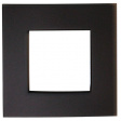 124-76100 Cover frame, dark brown