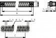 102E10019X Прямой многополюсный разъем 13P