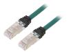 STP6X3MGR Patch cord; S/FTP,TX6A™ 10Gig; 6a; многопров; Cu; LSZH; зеленый
