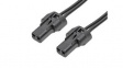 215310-1022 Cable Assembly, Mizu-P25 Receptacle - Mizu-P25 Receptacle, 2 Circuits, 300mm