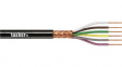 C3050 [100 м] Кабель; 3x0,5мм2; экранированный; PVC FirestoP®; черный; 49В; 100м