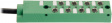 SACB- 8/3-L- 5,0PUR-M8 Actuator/sensor box, socket, M8, 3-pole, 8-way SACB- 8/3-L- 5,0PUR-M8