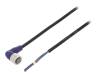XS2F-LM12PVC3A2M Кабель датчика M12 угловой 3 pin PVC, длина 2м