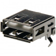 61400416021 Socket, angled USB A 4P THD