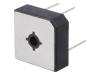 BR504W, Однофазный выпрямительный мост; Urmax:400В; If:50А; Ifsm:500А, DC COMPONENTS