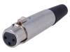 XLR-3G-2 Вилка; XLR; "мама"; PIN:3; прямой; на провод