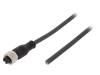 SAIL-M12BG-5-5.0U, Соединительный кабель; M12; PIN: 5; прямой; 5м; вилка; 125ВAC; 4А, Weidmuller