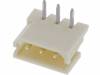 A2506WR-3P Гнездо; провод-плата; "папа"; PIN:3; 2,5мм; THT; 250В; 3А; луженые