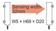 FT-A32 Датчик: световодный; Дальность: 0?3600мм; IP40; -40?60°C