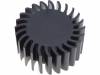 SK58450SA Радиатор; для диод LED; O:105мм; H:50мм; Цвет: черный