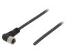 SAIL-M8BW-3-10U Соединительный кабель; M8; PIN: 3; угловой; 10м; вилка; 60ВAC; 4А
