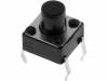 TACT-67N-F Микропереключатель; 1; SPST-NO; 0,05A/12ВDC; THT; 1,6Н; 6x6мм; 7мм