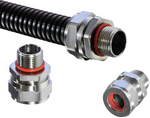 MPNK-M207, Metal fittingNW17 M20 x 1.5 silver straight, PMA AG (Cable protection)