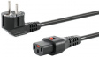 IL13-EU1-H05-3100-200 Приборный кабель Защитный контакт 90°-Штекер C13 с замком-Разъем 2 m