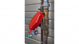 64057 Adjustable Gate Valve Lockout;Red;Polypropylene