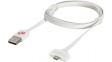 L99-M0015-150-A Cable Assembly 1 m USB-A / 4-Pin-Plug / USB Micro-B / Magnetic-Plug