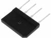 KBJ610G Однофазный выпрямительный мост; Urmax:1кВ; If:6А; Ifsm:170А; KBJ