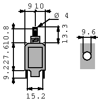 4400.0056, Выключатель максимального тока; Uном:240ВAC; 48ВDC; 1,5А; 10г, Schurter